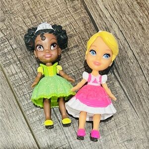 Disney Princess Mini Dolls – Tiana & Aurora | Small Figures